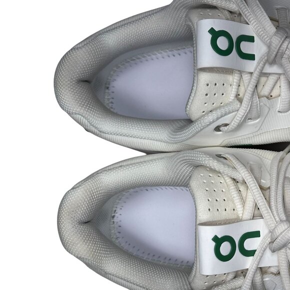 On Running The Roger Advantage Mens Tennis Shoes White/Green 12 - Picture 4 of 8